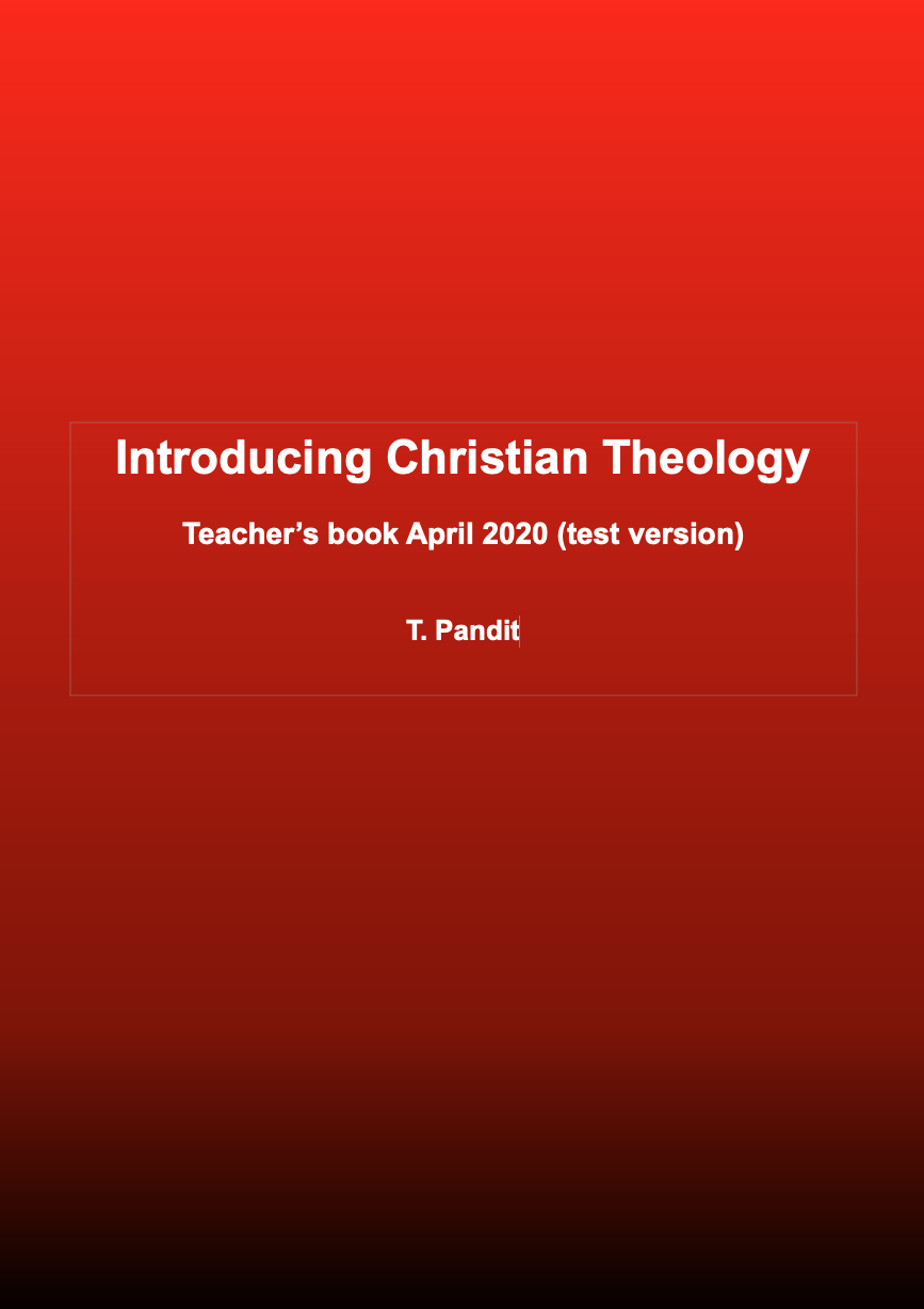 Introducing Christian Theology (Teacher's book)